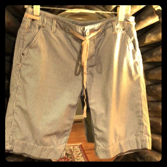 Limited Edition Pants - Limited edition chambray blue & white stripe, 18 “ Limited Edition Pants - Limited edition chambray blue & white stripe, 18 “